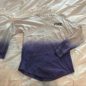 ombré long sleeve Tee
